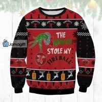 Fireball Christmas Sweater Grinch Stole