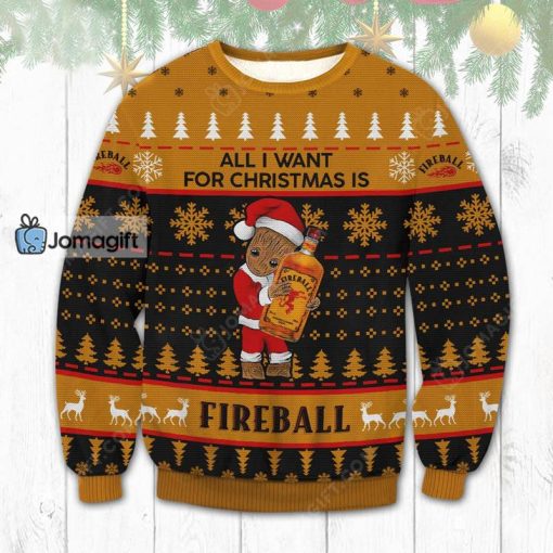 Fireball Christmas Sweater Groot Gift