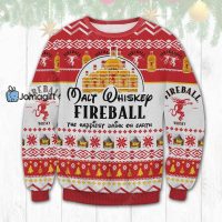 Fireball Christmas Sweater Walt Whiskey