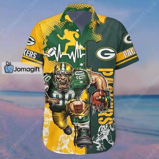 Green Bay Packers Hawaiian Shirt Heat Beat Gift