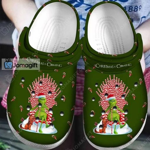 Grinch Crocs Christmas Is Coming Gift