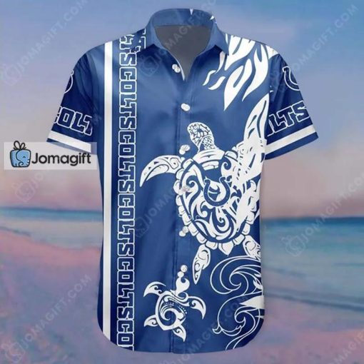 Indianapolis Colts Hawaiian Shirt Turtle Gift
