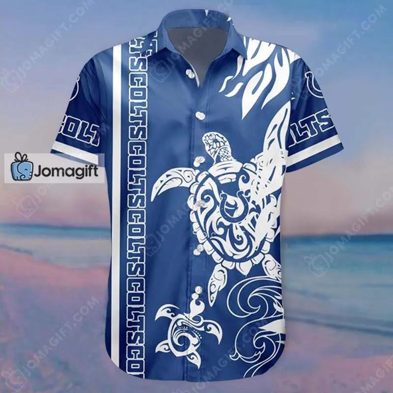 Indianapolis Colts Hawaiian Shirt Turtle 1 Jomagift