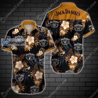 Jack Daniels Hawaiian Shirt Floral