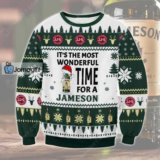Jameson Wonderful Time Ugly Christmas Sweater Gift