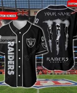 Raiders Baseball Top- Black