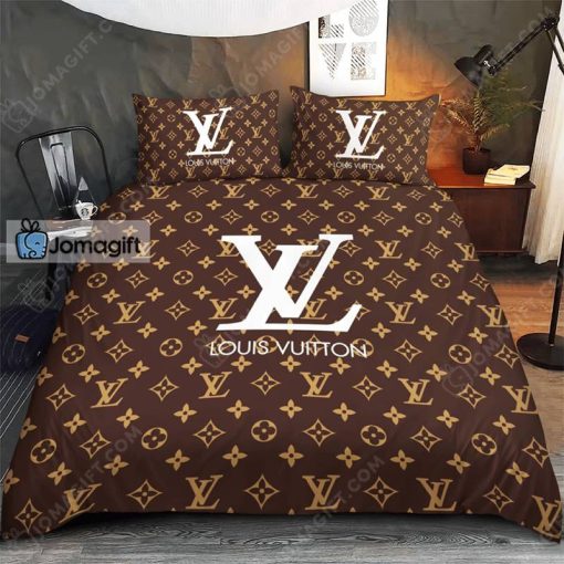 Louis Vuitton Bedding Set Brown