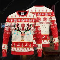 MakerS Mark Reindeer Knitted Ugly Christmas Sweater