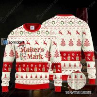 Makers Mark Christmas Sweater Santa Hat Gift