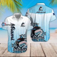 Personalized Miami Marlins Hawaiian Shirt Gift