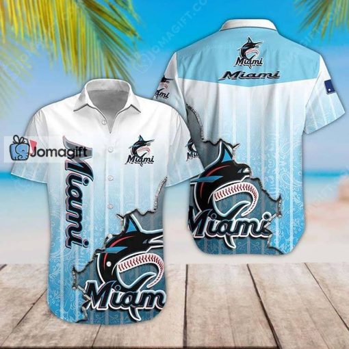 Miami Marlins Hawaiian Shirt Gift