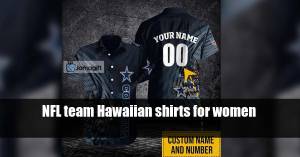 NFL team Hawaiian shirts for women