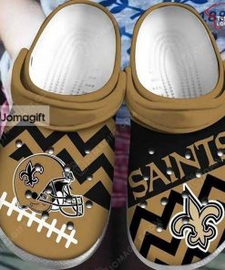 New Orleans Saints Polka Dots Colors Crocs Clog Shoes