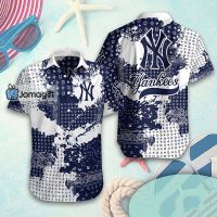 New York Yankees Hawaiian Shirt Louis Vuitton Pattern 1