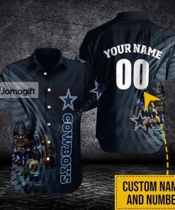[Personalized] NFL Indianapolis Colts Mascot Blue Hawaiian Shirt Gift