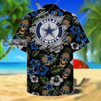 Pineapple Cowboys Hawaiian Shirt Gift 2