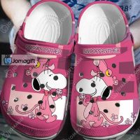 Pink Snoopy Crocs copy