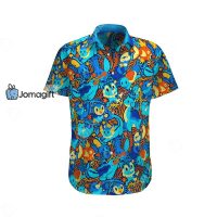 Pokemon Hawaiian Shirt Blue Color 3
