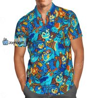 Pokemon Hawaiian Shirt Blue Color Gift