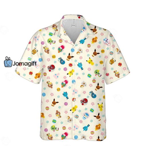 Pokemon Hawaiian Shirt Kawaii Gift