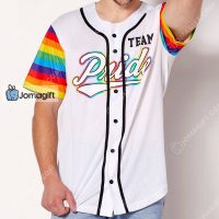 Pride Baseball Jersey Dragon Heart Watercolor Be Yourself Gift