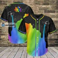 Pride Baseball Jersey Rainbow Color Gift