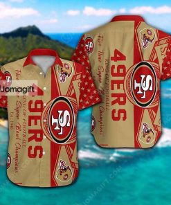 San Francisco 49ers Hawaiian Shirt Five times Super Bowl Champions Gift