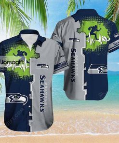 [Popular] Seattle Seahawks Hawaiian Shirt Gift