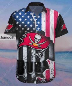 Tampa Bay Buccaneers Hawaiian Shirt American Flag Gift 1 1