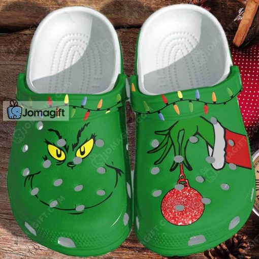 The Grinch Hand Merry Christmas Crocs Crocband Shoes Gift
