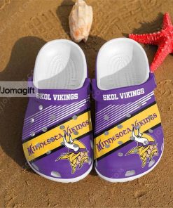 US Flag Minnesota Vikings New Crocs Clog Shoes
