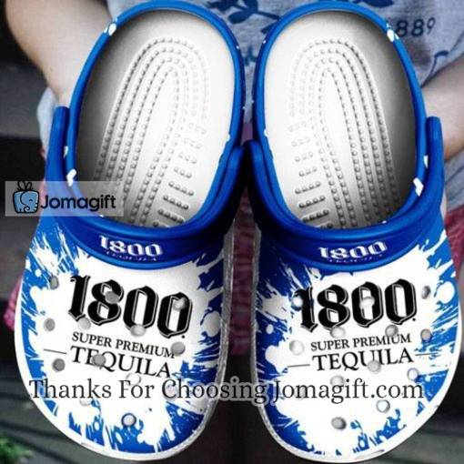 1800 Super Premium Tequila Blue Crocs Gift
