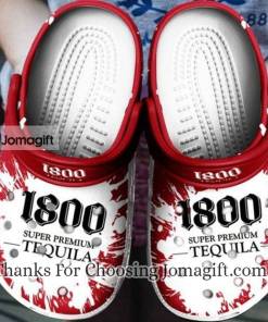 1800 Super Premium Tequila Red Crocs Gift 1