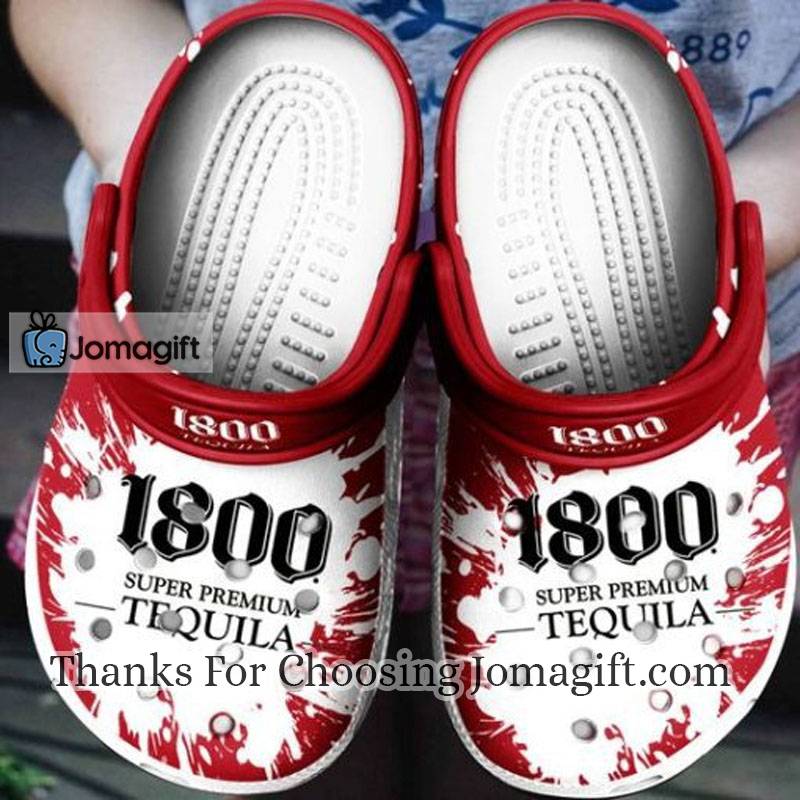 1800 Super Premium Tequila Red Crocs Gift 1