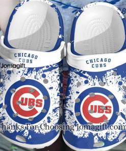 Chicago Cubs American Flag Breaking Wall Crocs Clog Shoes
