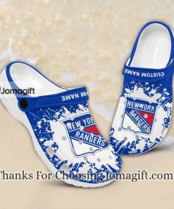 [Awesome] Custom Name New York Rangers Crocs Shoes Gift