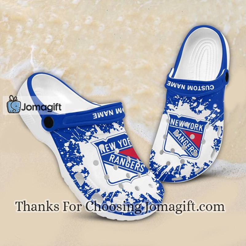 Awesome Custom Name New York Rangers Crocs Shoes Gift 1