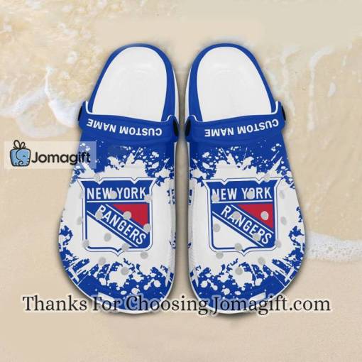 [Awesome] Custom Name New York Rangers Crocs Shoes Gift