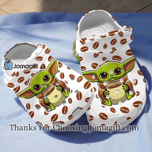 Baby Yoda Coffee Spelled Crocs Gift