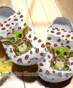 Baby Yoda Coffee Spelled Crocs Gift 3
