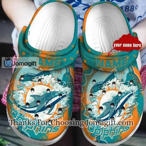 [Beautiful] Personalized Miami Dolphins Crocs Gift