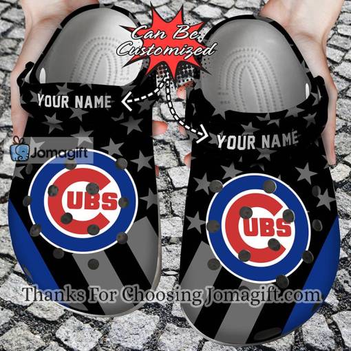 [Best] Custom Name Chicago Cubs Star Flag Crocs Gift