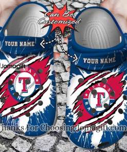 Best selling Custom Name Texas Rangers Crocs Gift 1