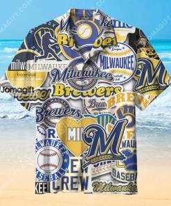 Milwaukee Brewers Hawaiian Shirt Gift