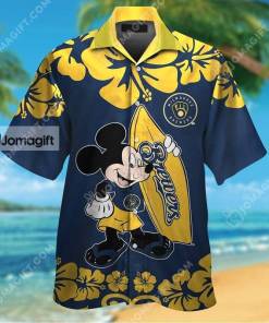 Brewers Hawaiian Shirt Mickey Gift 1