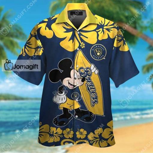 Brewers Hawaiian Shirt Mickey Gift
