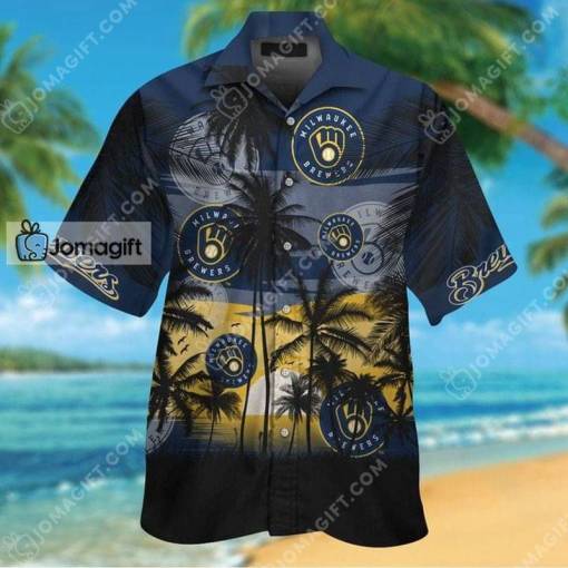 Brewers Hawaiian Shirt Night Gift