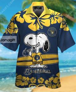 Brewers Hawaiian Shirt Snoopy Gift