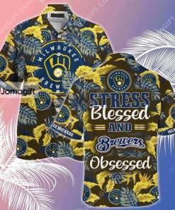 Brewers Hawaiian Shirt Stress Blessed Gift 2