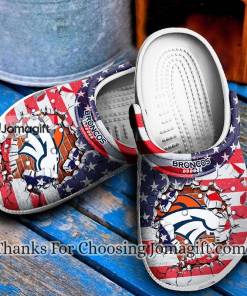 [Best] Broncos American Flag Crocs Shoes Gift
